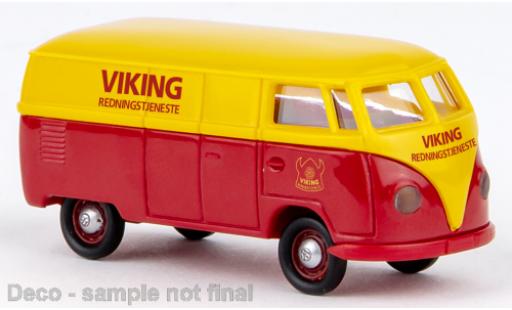 Volkswagen T1 1/87 Brekina a Kasten Viking Redningstjeneste 1950 diecast model cars