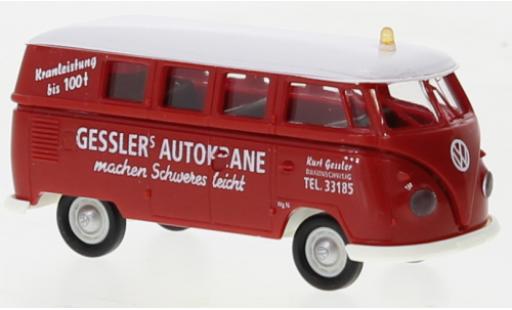 Diecast model cars Volkswagen T1 1/87 Brekina b camionnette Gesslers Gesslers chariot-grue 1960 Volkswagen T1 1/87 Brekina b camionnette Gesslers Gesslers chariot-grue 1960 diecast model cars