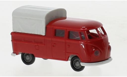Diecast model cars Volkswagen T1 1/87 Brekina b Doka red 1960 Volkswagen T1 1/87 Brekina b Doka red 1960 diecast model cars