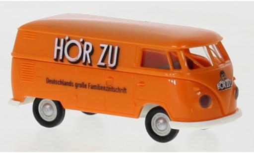 Volkswagen T1 1/87 Brekina b fourgon HörZu orange Hörzu 1960 diecast model cars