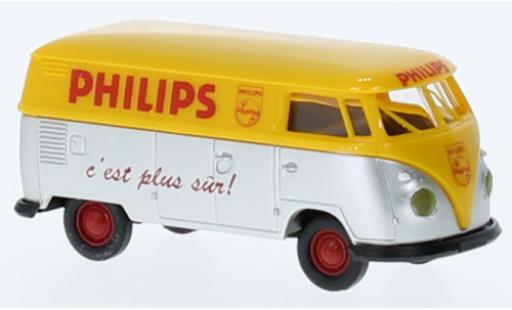 Diecast model cars Volkswagen T1 1/87 Brekina b fourgon Philips Philips 1960 Volkswagen T1 1/87 Brekina b fourgon Philips Philips 1960 diecast model cars