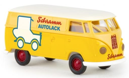 Diecast model cars Volkswagen T1 1/87 Brekina b fourgon Schramm Autolack Volkswagen T1 1/87 Brekina b fourgon Schramm Autolack diecast model cars