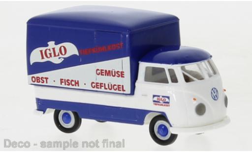 Diecast model cars Volkswagen T1 1/87 Brekina b Großraum-wagon conteneur Iglo 1960 Volkswagen T1 1/87 Brekina b Großraum-wagon conteneur Iglo 1960 diecast model cars
