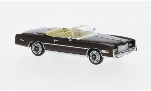 Diecast model cars Cadillac Eldorado 1/87 Brekina Cabriolet metallise braun 1976 1:87 Cadillac Eldorado 1/87 Brekina Cabriolet metallise braun 1976 1:87 diecast model cars
