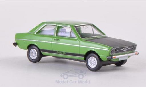 Diecast model cars Audi 80 1/87 Brekina GT green/matt-black Audi 80 1/87 Brekina GT green/matt-black diecast model cars