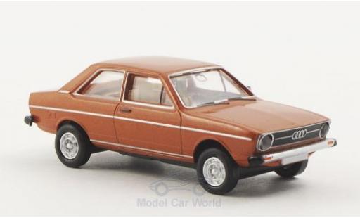 Diecast model cars Audi 80 1/87 Brekina LS metallic brown Audi 80 1/87 Brekina LS metallic brown diecast model cars