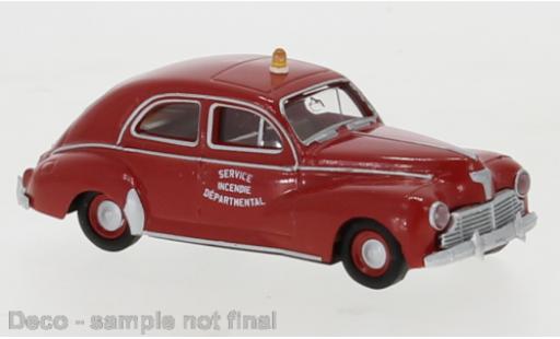 Diecast model cars Peugeot 203 1/87 Brekina red Service Incendie Departmental 1948 Peugeot 203 1/87 Brekina red Service Incendie Departmental 1948 diecast model cars