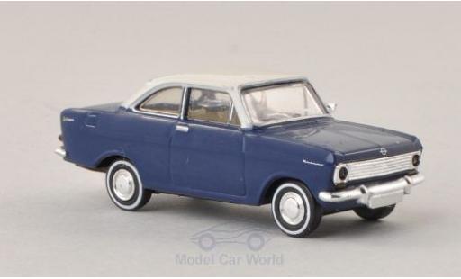 Diecast model cars Opel Kadett 1/87 Brekina A Coupe blue/white Opel Kadett 1/87 Brekina A Coupe blue/white diecast model cars