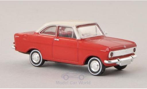 Diecast model cars Opel Kadett 1/87 Brekina A Coupe red/white Opel Kadett 1/87 Brekina A Coupe red/white diecast model cars