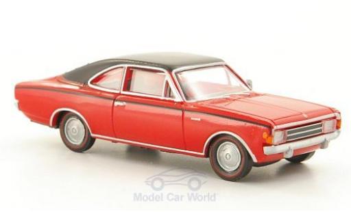 Diecast model cars Opel Rekord 1/87 Brekina C Coupe red/black Opel Rekord 1/87 Brekina C Coupe red/black diecast model cars