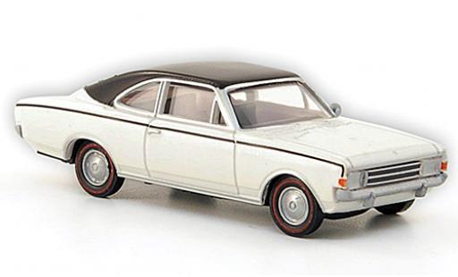Diecast model cars Opel Rekord 1/87 Brekina C Coupe white/matt-black Opel Rekord 1/87 Brekina C Coupe white/matt-black diecast model cars
