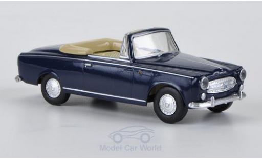 Peugeot 403 1/87 Brekina blue diecast model cars