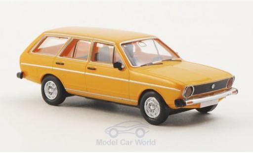 Volkswagen Passat 1/87 Brekina Variant yellow diecast model cars