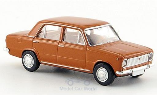 Diecast model cars Fiat 124 1/87 Brekina Limousine brown Fiat 124 1/87 Brekina Limousine brown diecast model cars
