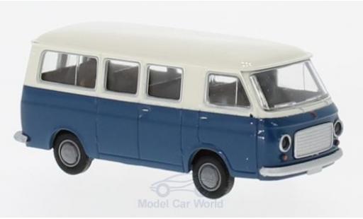 Fiat 238 1/87 Brekina Bus white/blue diecast model cars