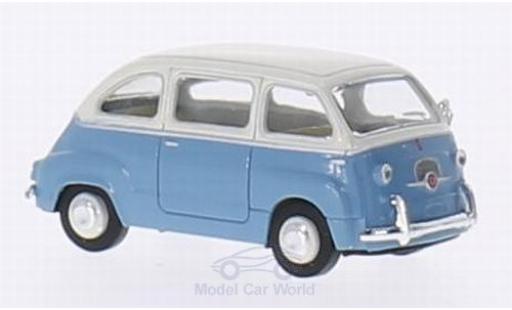 Fiat Multipla 1/87 Brekina blue/white diecast model cars