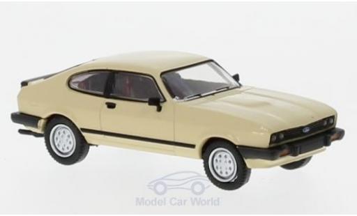 Diecast model cars Ford Capri 1/87 Brekina MKIII beige 1981 Ford Capri 1/87 Brekina MKIII beige 1981 diecast model cars