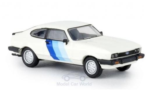 Diecast model cars Ford Capri 1/87 Brekina MKIII RS white/Dekor 1981 Ford Capri 1/87 Brekina MKIII RS white/Dekor 1981 diecast model cars