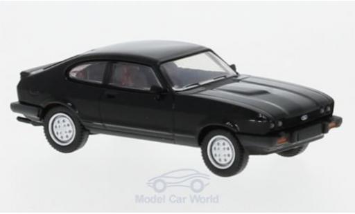Diecast model cars Ford Capri 1/87 Brekina MKIII black 1981 Ford Capri 1/87 Brekina MKIII black 1981 diecast model cars