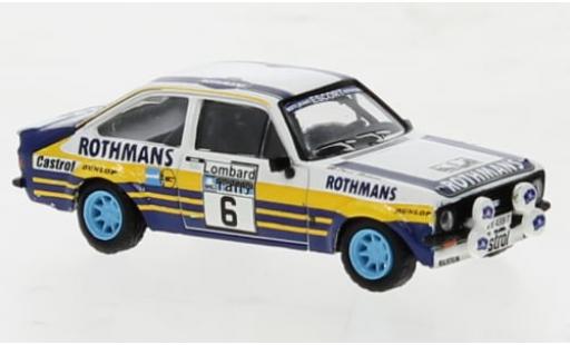 Diecast model cars Ford Escort 1/87 Brekina RS 1800 No.6 Rallye RAC Lombard 1979 1:87 Ford Escort 1/87 Brekina RS 1800 No.6 Rallye RAC Lombard 1979 1:87 diecast model cars
