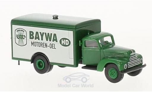 Diecast model cars Ford FK 1/87 Brekina 3500 Koffer BayWa Motoren Oel Ford FK 1/87 Brekina 3500 Koffer BayWa Motoren Oel diecast model cars