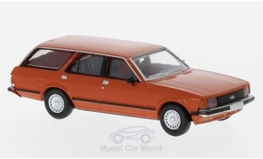 Diecast model cars Ford Granada 1/87 Brekina MKII Turnier orange 1978 Ford Granada 1/87 Brekina MKII Turnier orange 1978 diecast model cars
