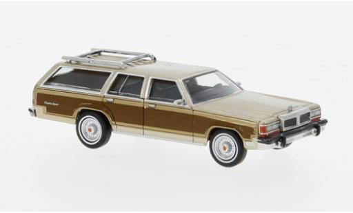 Diecast model cars Ford LTD 1/87 Brekina Country Squire gold 1979 1:87 Ford LTD 1/87 Brekina Country Squire gold 1979 1:87 diecast model cars
