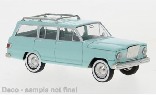 Diecast model cars Jeep Wagoneer 1/87 Brekina A green 1964 Jeep Wagoneer 1/87 Brekina A green 1964 diecast model cars