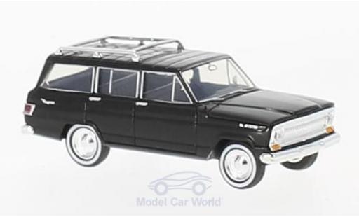 Diecast model cars Jeep Wagoneer 1/87 Brekina black Jeep Wagoneer 1/87 Brekina black diecast model cars