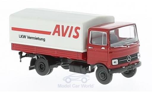 Mercedes LP 608 1/87 Brekina Avis Pritsche mit Plane diecast model cars
