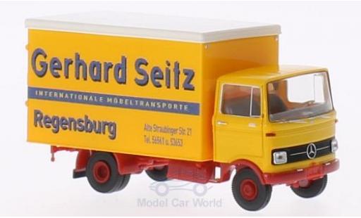 Mercedes LP 608 1/87 Brekina Koffer Gerhard Seitz diecast model cars