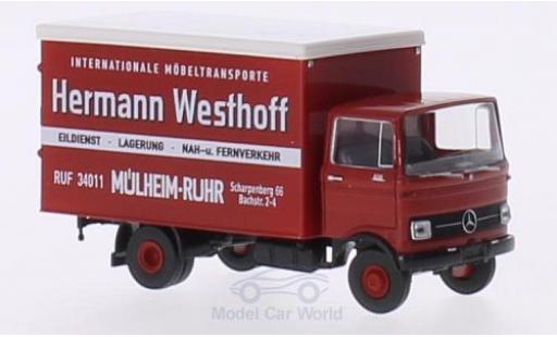 Mercedes LP 608 1/87 Brekina Koffer H.Westhoff Mühlheim/Ruhr diecast model cars