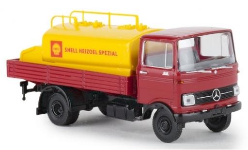 Mercedes LP 608 1/87 Brekina Pritsche S 1966 mit Aufsatz-Tank diecast model cars