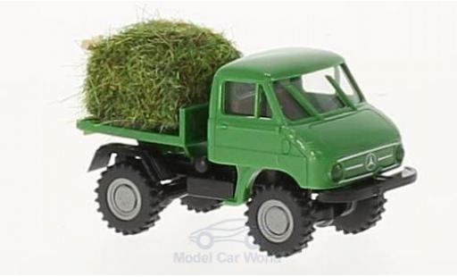 Mercedes Unimog 1/87 Brekina 411 mit Heuladung diecast model cars