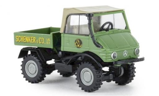 Mercedes Unimog 1/87 Brekina 421 Schenker 1966 Pritsche diecast model cars
