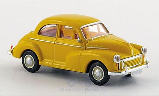 Diecast model cars Morris Minor 1/87 Brekina Limousine yellow ohne Vitrine Morris Minor 1/87 Brekina Limousine yellow ohne Vitrine diecast model cars