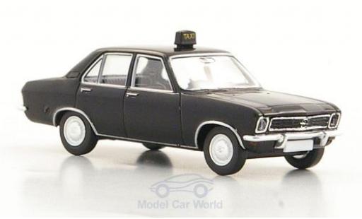 Diecast model cars Opel Ascona 1/87 Brekina A Taxi 4-Türer black Opel Ascona 1/87 Brekina A Taxi 4-Türer black diecast model cars