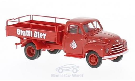 Diecast model cars Opel Blitz 1/87 Brekina Blattl Bier (A) Bierpritsche Opel Blitz 1/87 Brekina Blattl Bier (A) Bierpritsche diecast model cars
