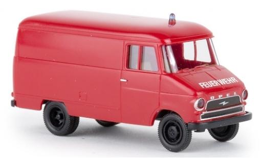 Diecast model cars Opel Blitz 1/87 Brekina Kasten A Feuerwehr 1959 Opel Blitz 1/87 Brekina Kasten A Feuerwehr 1959 diecast model cars
