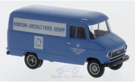 Diecast model cars Opel Blitz 1/87 Brekina Konsum-Anstalt Friedrich Krupp Kasten Opel Blitz 1/87 Brekina Konsum-Anstalt Friedrich Krupp Kasten diecast model cars