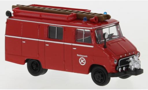Diecast model cars Opel Blitz 1/87 Brekina LF 8 Werkfeuerwehr Kässbohrer 1959 Opel Blitz 1/87 Brekina LF 8 Werkfeuerwehr Kässbohrer 1959 diecast model cars