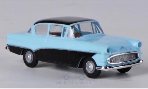 Diecast model cars Opel Rekord 1/87 Brekina P1 blue/black Opel Rekord 1/87 Brekina P1 blue/black diecast model cars