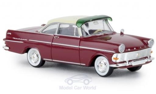 Diecast model cars Opel Rekord 1/87 Brekina P2 Coupe red/beige TD Opel Rekord 1/87 Brekina P2 Coupe red/beige TD diecast model cars
