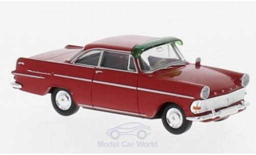 Diecast model cars Opel Rekord 1/87 Brekina P2 Coupe red mit Sonnenblende Opel Rekord 1/87 Brekina P2 Coupe red mit Sonnenblende diecast model cars