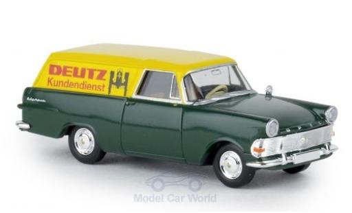 Diecast model cars Opel Rekord 1/87 Brekina P2 Kasten Deutz Kundendienst Opel Rekord 1/87 Brekina P2 Kasten Deutz Kundendienst diecast model cars