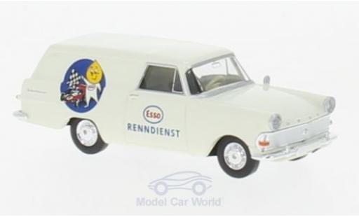 Diecast model cars Opel Rekord 1/87 Brekina P2 Kasten Esso Renndienst Opel Rekord 1/87 Brekina P2 Kasten Esso Renndienst diecast model cars