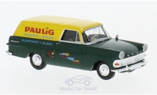 Diecast model cars Opel Rekord 1/87 Brekina P2 Kasten Paulig (FIN) Opel Rekord 1/87 Brekina P2 Kasten Paulig (FIN) diecast model cars