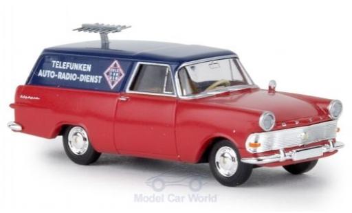 Diecast model cars Opel Rekord 1/87 Brekina P2 Kasten Telefunken Service TD Opel Rekord 1/87 Brekina P2 Kasten Telefunken Service TD diecast model cars