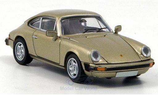Porsche 911 1/87 Brekina Coupe metallic beige diecast model cars