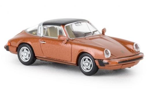 Diecast model cars Porsche 930 Targa 1/87 Brekina 911 G targa metallic orange 1976 TD Porsche 930 Targa 1/87 Brekina 911 G targa metallic orange 1976 TD diecast model cars